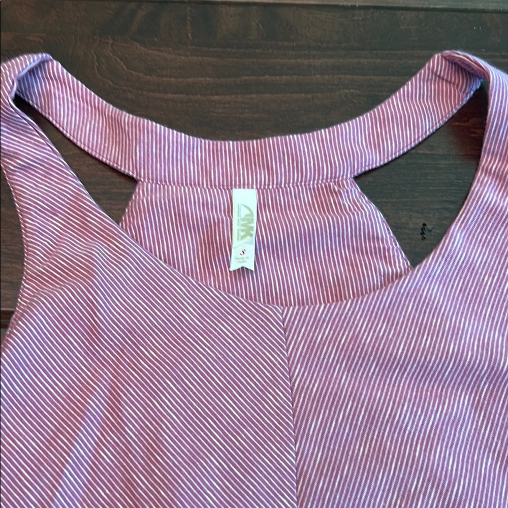 Mountain Khakis Purple Striped Tank Top